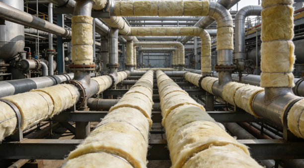 Technical Application of Glass Wool in Industrial Pipeline Insulation